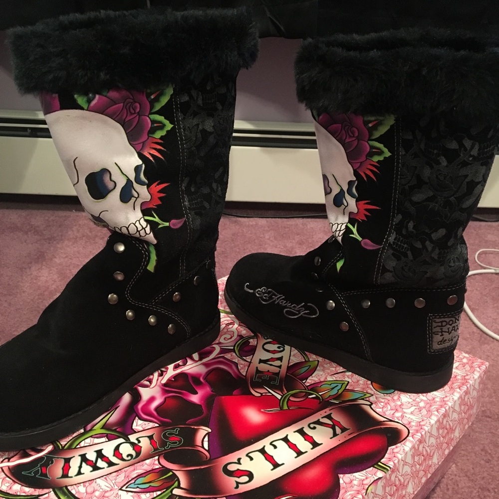 Ed hardy boots